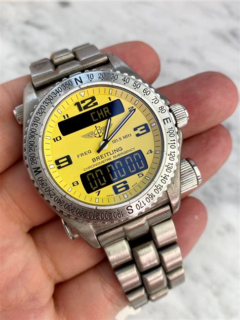 breitling titanium emergency|Breitling emergency satellite.